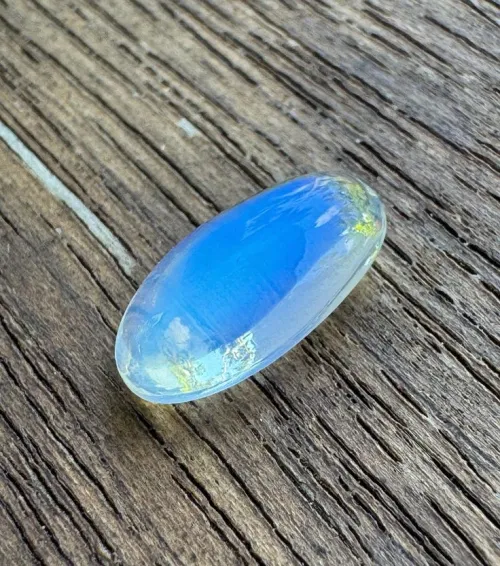 Geological diagram of moonstone formation layers